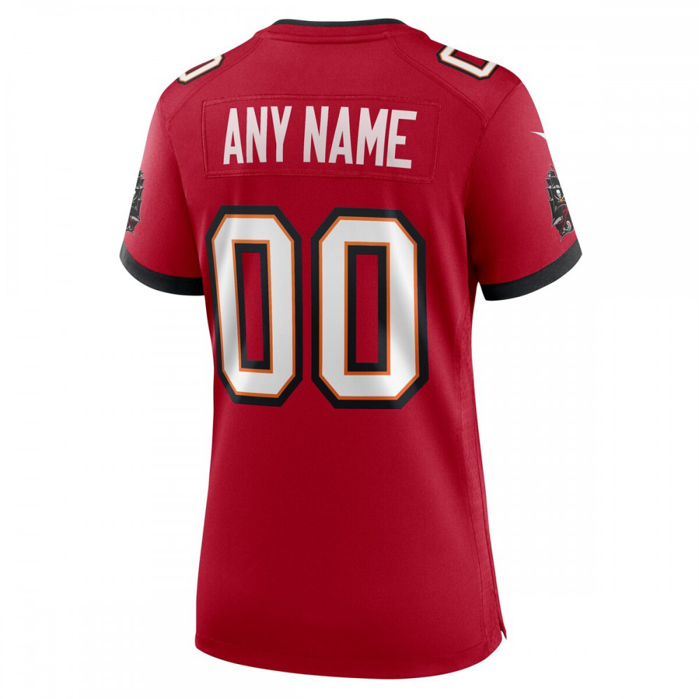Nike Tampa Bay Buccaneers Women's Custom Game Jersey - Red-GridironStore